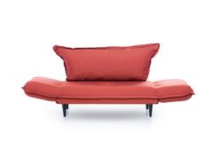 Futon Vino 2-Zitsbank, Steenrood