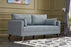 Bella Soft 2-Zitsbank, Blauw