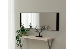 Mone Decoratieve Staande Spiegel, Zwart