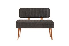 Vina Opbergbank Gestoffeerd, Pijnboom en Antraciet