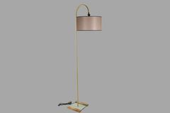 Marcella Cilinder Vloerlamp, Mat Goud