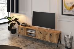 Yanke TV-Meubel met Rekken, 180 cm, Walnoot