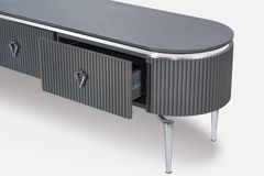 Rur TV Unit, 180 cm, Grey