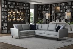 Tempo Hoekbank Links, Grijs