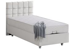 Tavira Letto Boxspringbedset, 90x200 cm, Wit