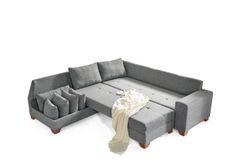 Esse Corner Sofa Left Chaise, Grey