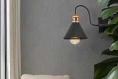 Apliqa Serenity Wandlamp, Zwart