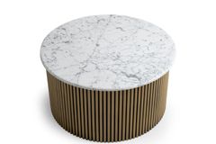 Soffi Marble Coffee Table, White