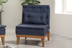 Fuoco Armchair Bed, Navy Blue