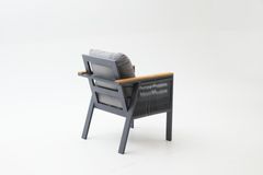 Capella Dubbele Tuinloungeset, Antraciet