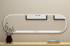 Mone Ceos Decoratieve Spiegel, Wit