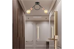 Apliqa Cross Fell Moderne Hanglamp met Lampjes, Koper