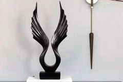 Abstract Vleugelobject, Zwart