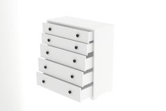 Tustin Chest of Drawers, White