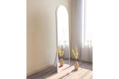 Mone Ovale Staande Spiegel, 160x50 cm, Wit