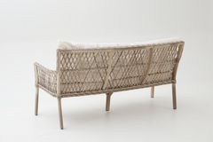 Pirus Rattan 3+1+1 Tuinloungeset, Beige