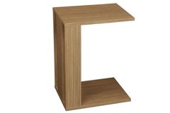 Single C Side Table, Walnut