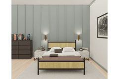 Star Bedframe, 150x200 cm, Pijnboom