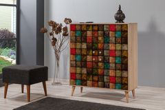 New Colors Dressoir met Houten Poten