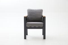 Capella Dubbele Tuinloungeset, Antraciet