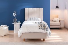 Luna Carpo Boxspring Set, 90x200 cm (Kleurkeuze Stof In Showroom)