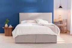 Luna Sage Boxspring Set, 160x200 cm, Grijs