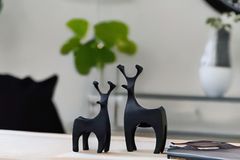 Kubieke Hertenkaarshouder, Zwart