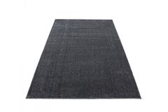 Šedý koberec s krátkým vlasem a moderním vzorem, 200 x 290 cm