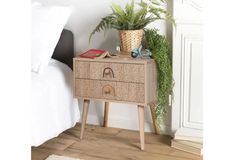 City Rainbow Bedside Table, Oak