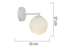 Apliqa Sidra Wandlampenset, 2 Stuks, Wit