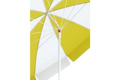 Tevalli Parasol's Luxury Beach Umbrella, Yellow & White