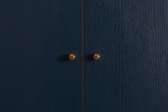 Luna Nox, Kastdeur, Marineblauw Hout