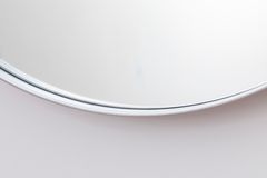 Otto Austyn Ronde Spiegel, 60 cm, Zilver
