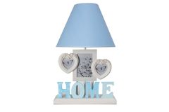 Misto Home Framed Table Lamp, Blue