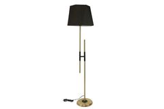 Lumexx Felix Vloerlamp, Versleten Standaard, met Zeskantige Zwarte Tafellamp