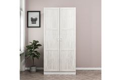 Medway Country Kledingkast met 2 Deuren, Wit