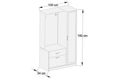 Reina Coat Rack, White