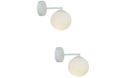 Apliqa Sidra Wandlampenset, 2 Stuks, Wit