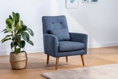 Zeny Fauteuil, Donkerblauw