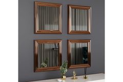 Mone Spiegelset, 4 Stuks, Brons