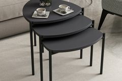 Medway Lenny Zettafelset , 3 Delig, Antraciet