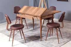 Adler Rechthoekige Tafel, 100x65 cm, Walnoot