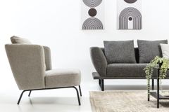 Stoere Fauteuil, Creme