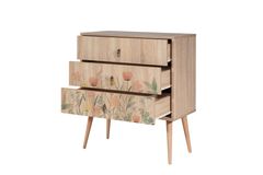 City Tulip Chest of Drawers, Oak
