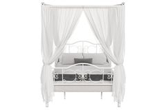 Pero Princess Metalen Bedframe met Klamboe, 140x200 cm