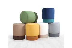 Ropp Ronde Poef, Creme