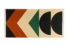 Atlanta Colour Block Woven Rug, 75 x 150 cm, Multi