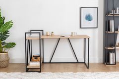 Lissa Corner Study Desk, Black