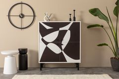 Aulia Multifunctionele Kast met Metalen Poten