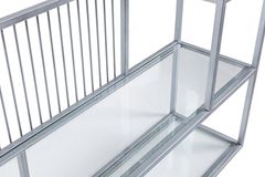 Lola Boekenrek, 120 cm, Zilver